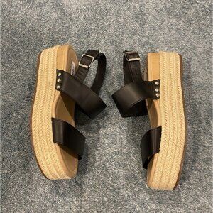 Steve Madden Fifer Espadrille Platform Sandals 8.5
